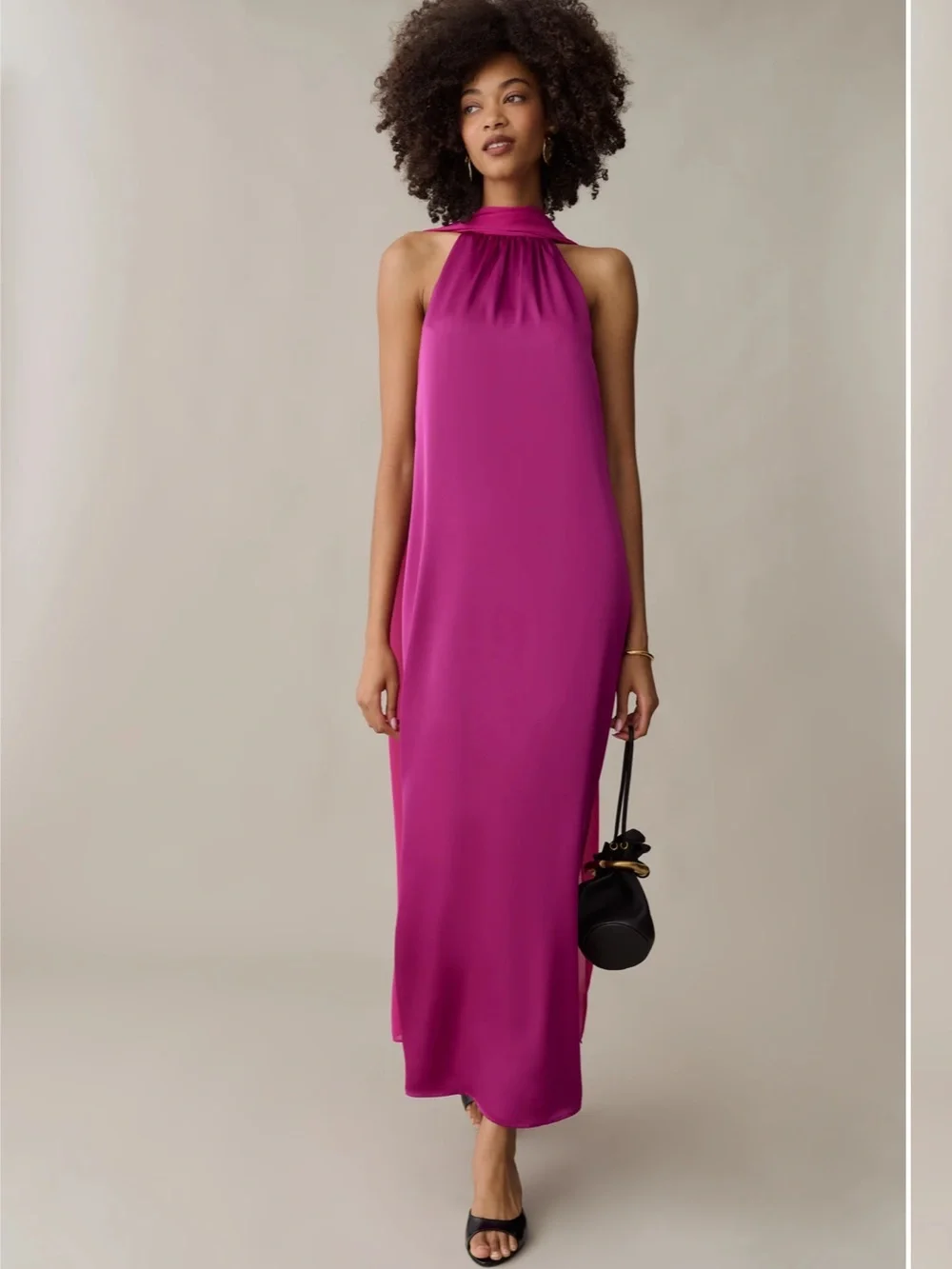 NWT O.P.T Alessia Elegant  Orchid Dress Size Medium - Picture 5 of 9